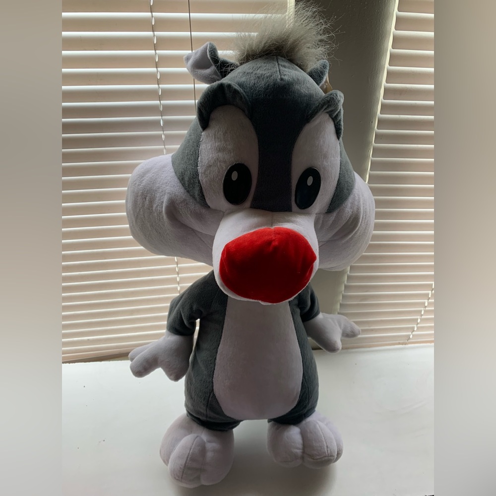 Baby looney tunes warner brothers sylvester plush
